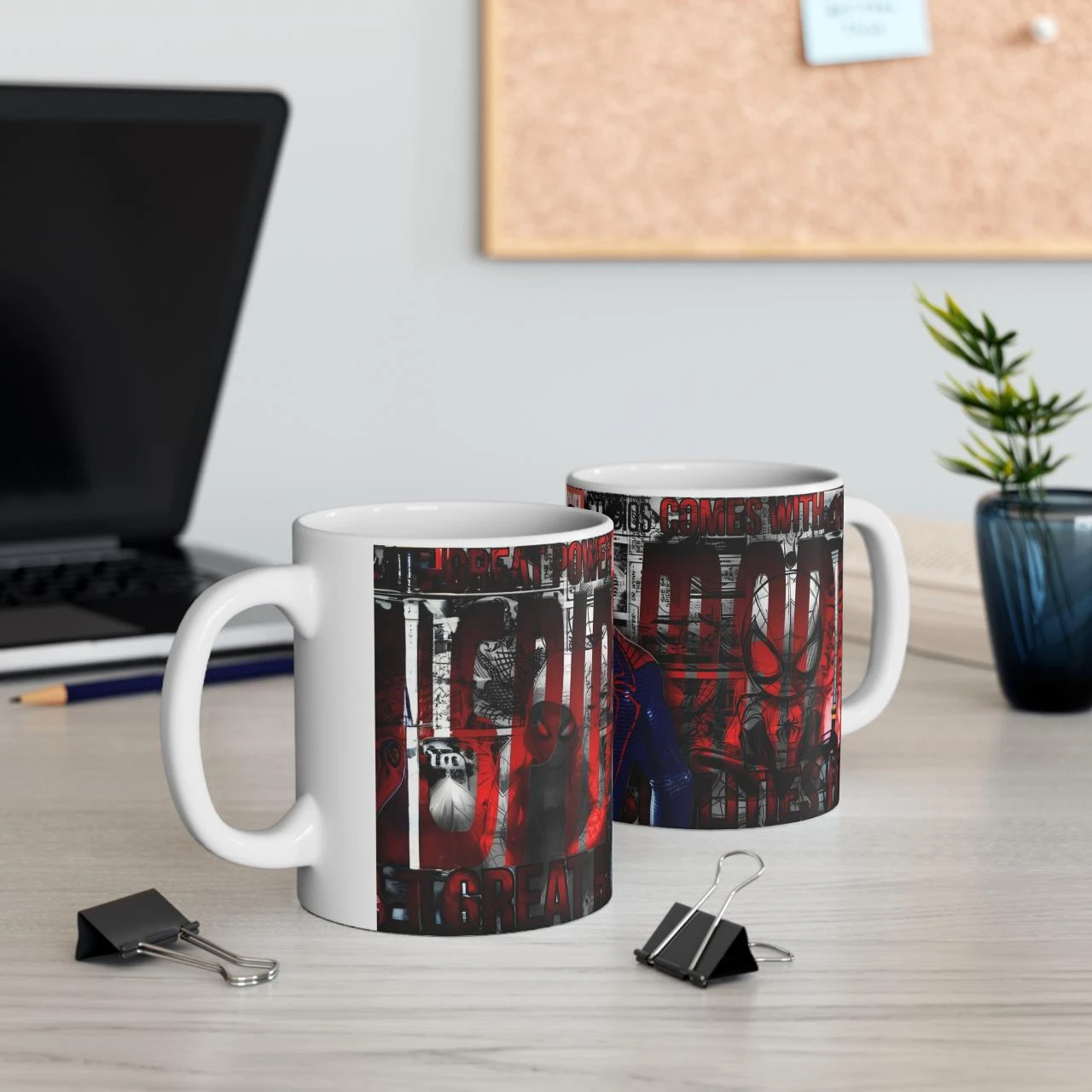 ☕ Taza de cerámica – Spider-Man 🕷️❤️ – photo 4